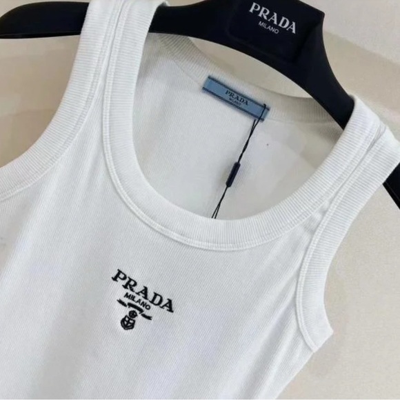 Prada Ivory Tank Top - Picture 1 of 4